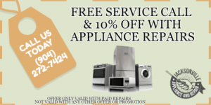 Jacksonville appliance repair coupon